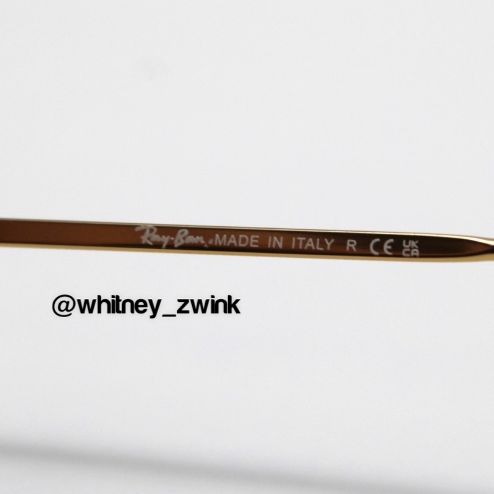 Model Display Ray-Ban Round Metal Pink Mirror RB3447 50 - Picture 12 of 17